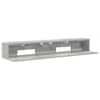 vidaXL Stuudio laud Betoonhall 152 x 36 x 19,5 cm Tehispuit