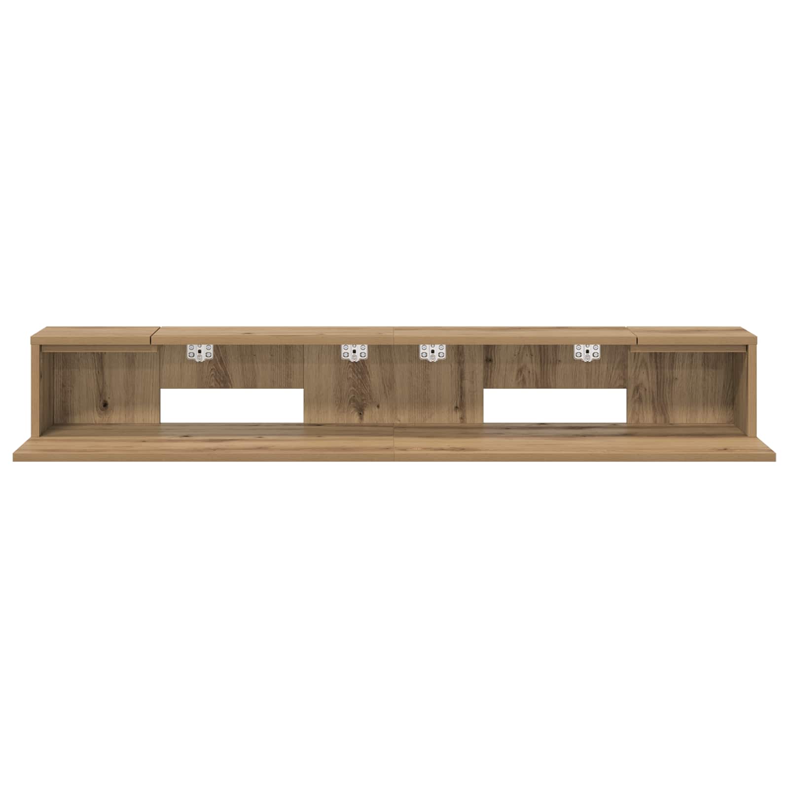 vidaXL studiobureau Artisanaal eiken 152 x 36 x 19,5 cm Bewerkt hout
