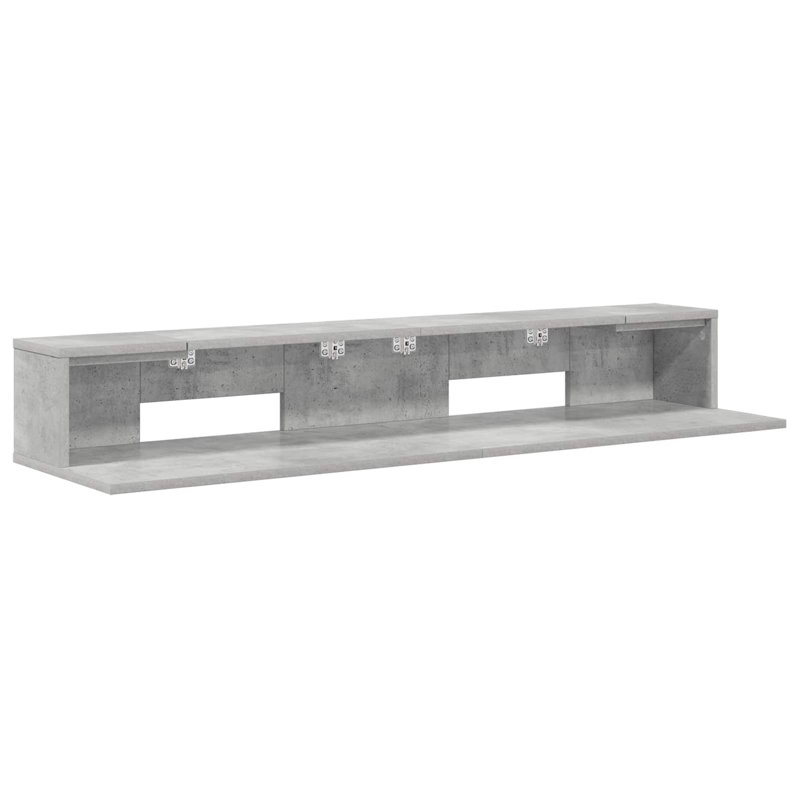 vidaXL studiobureau Betongrijs 110 x 36 x 19,5 cm Bewerkt hout