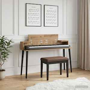 Studio pisalna miza Artisan hrast 110 x 36 x 19,5 cm