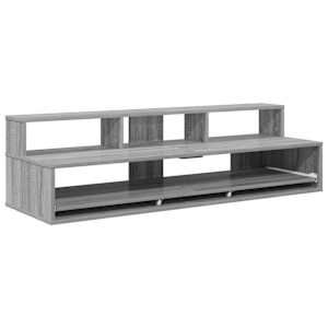 vidaXL Stuudio laud Hall Sonoma 130 x 42,5 x 36 cm Tehispuit