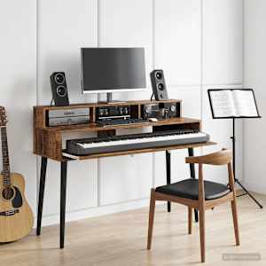 Studio pisalna miza Hrastovina 130 x 42,5 x 36 cm