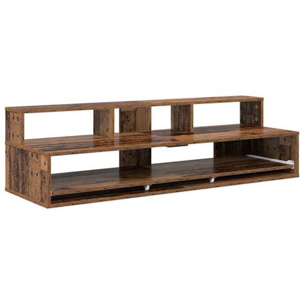 vidaXL Stuudio laud Vana puit 130 x 42,5 x 36 cm Tehispuit