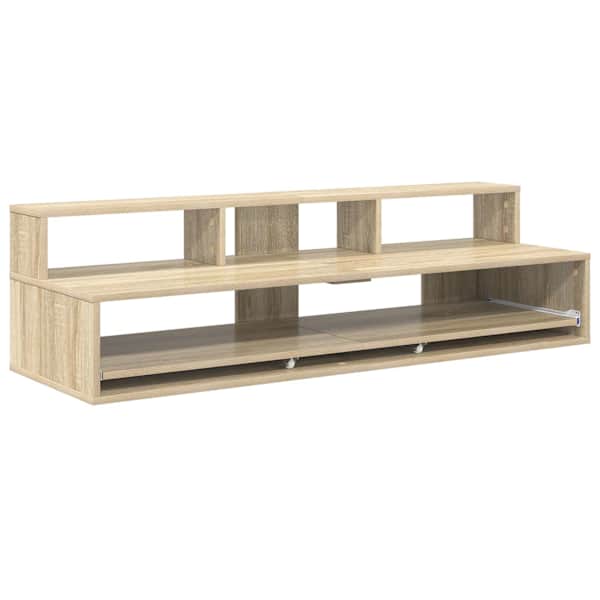 vidaXL Stuudio laud Sonoma tamm 110 x 42,5 x 36 cm Tehispuit