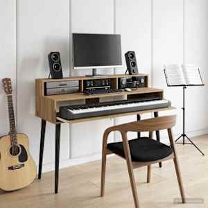 Studio pisalna miza Artisan hrast 110 x 42,5 x 36 cm