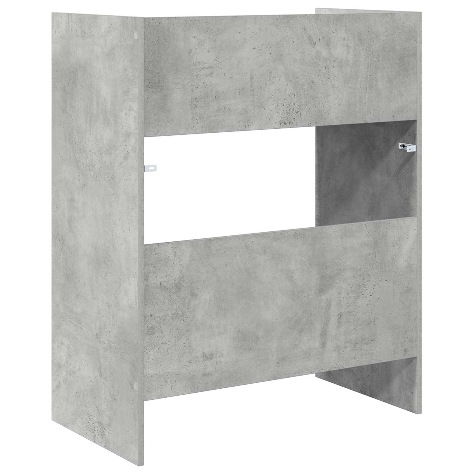 DJ-pöytä Betoninharmaa 62 x 45 x 102 cm Tekninen puu - Image 6
