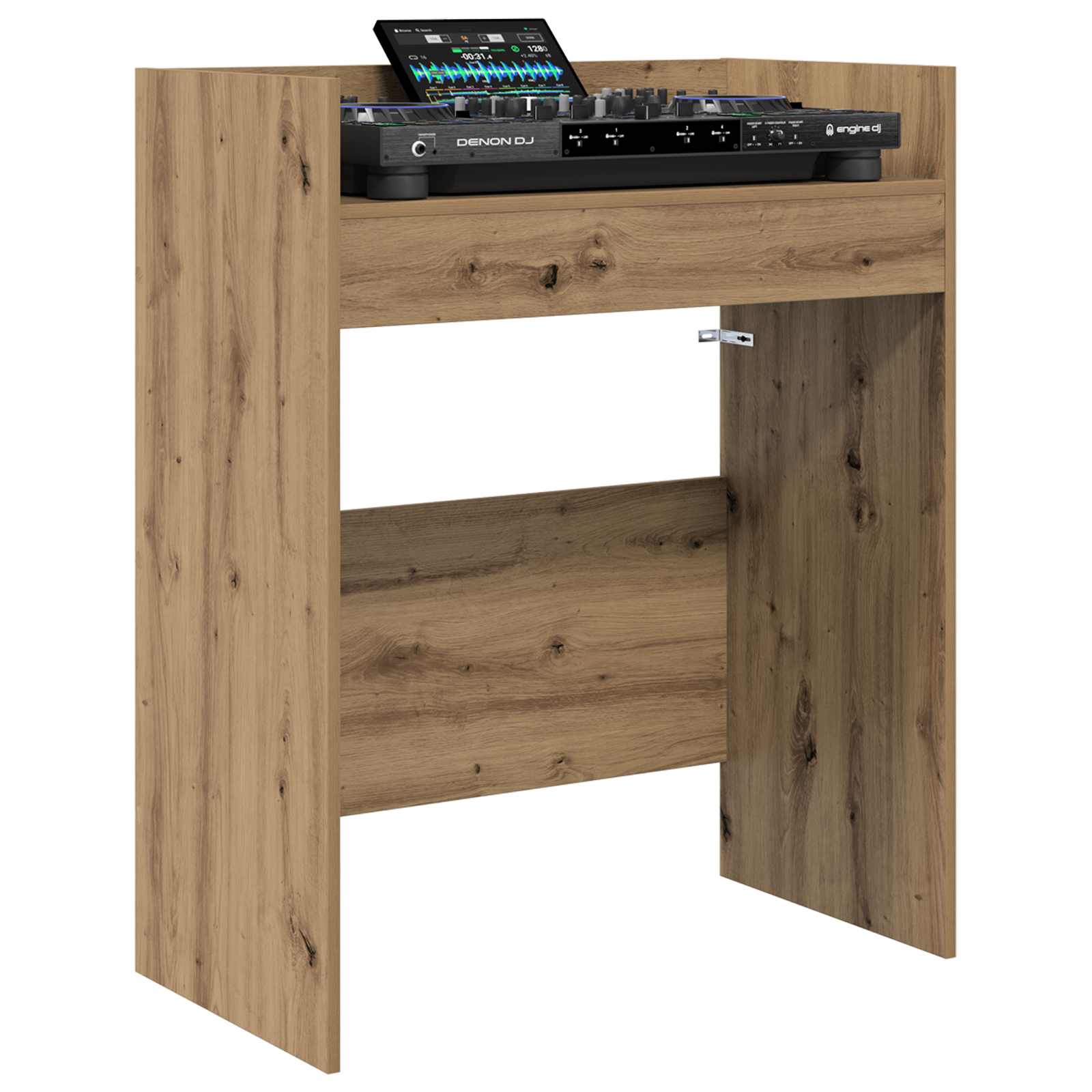 DJ-pöytä Artisaanitammi 62 x 45 x 102 cm Tekninen puu - Image 3