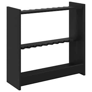 vidaXL Billiardi keppide hoidja Tehispuit 60 x 20 x 57 cm Must