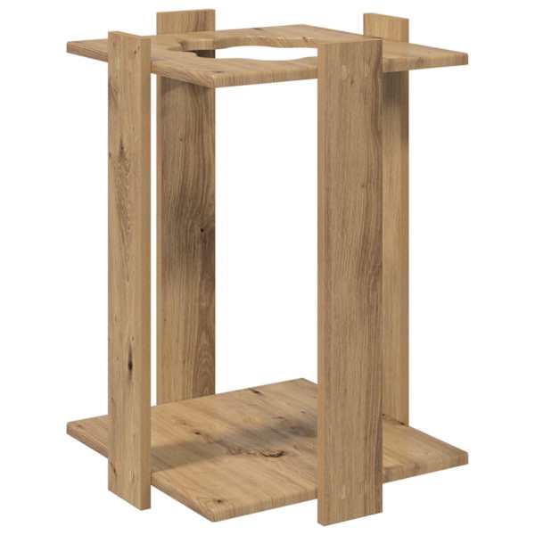 vidaXL Billiardi keppide hoidja Tehispuit 42 x 43 x 60 cm Artisan tamm