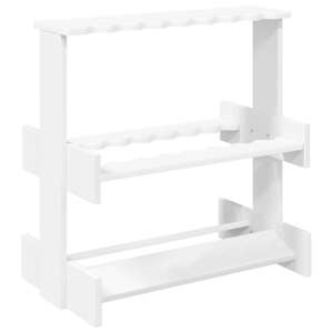 vidaXL Billiardi keppide hoidja Tehispuit 60 x 35 x 60 cm Valge