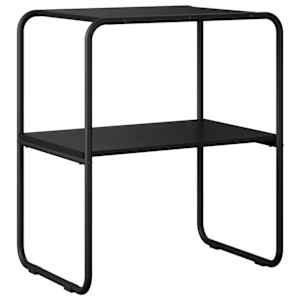 vidaXL Konsoollaud Must tamm 60 x 42,5 x 70 cm Tehispuit