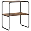 vidaXL Konsoollaud Suitsutatud tamm 60 x 42,5 x 70 cm Tehispuit