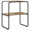 vidaXL Konsoollaud Artisan tamm 60 x 42,5 x 70 cm Tehispuit