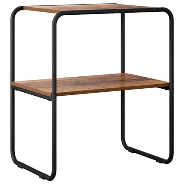 vidaXL Konsoollaud Vana puit 80 x 42,5 x 70 cm Tehispuit