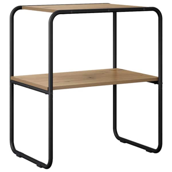 vidaXL Konsoollaud Artisan tamm 80 x 42,5 x 70 cm Tehispuit