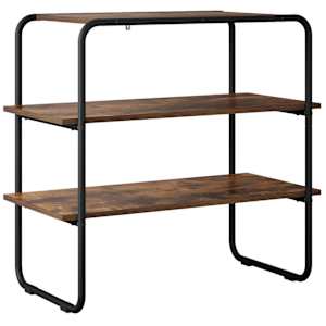 vidaXL Konsoollaud Suitsutatud tamm 60 x 41 x 75 cm Tehispuit