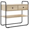 vidaXL Konsoollaud Sonoma tamm 80 x 40 x 75 cm Tehispuit