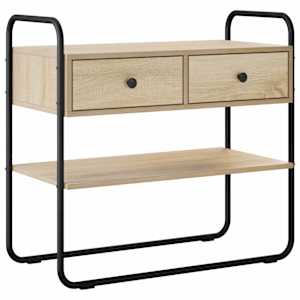 vidaXL Konsoollaud Sonoma tamm 80 x 40 x 75 cm Tehispuit