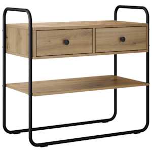 vidaXL Konsoollaud Artisan tamm 80 x 40 x 75 cm Tehispuit