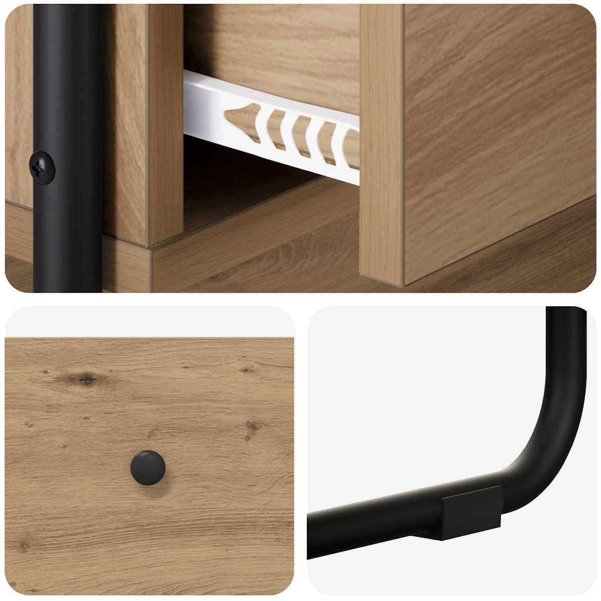 Konsolbord Konstrueret træ - Billede 8