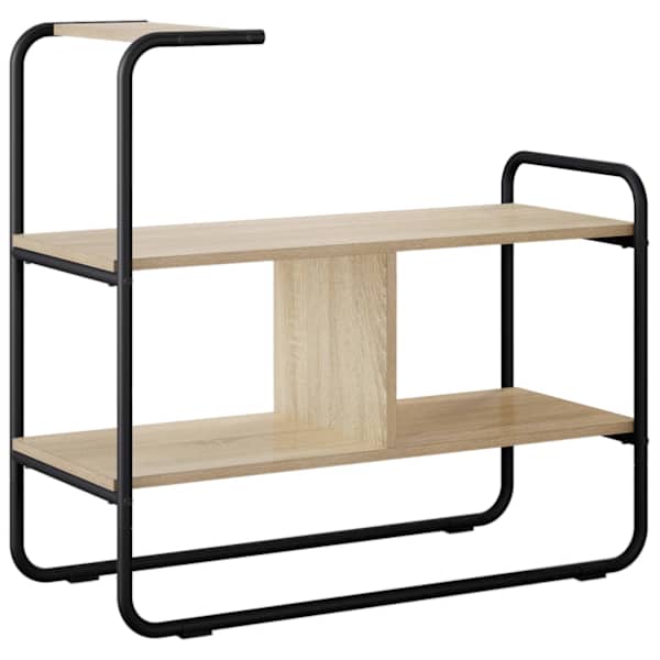 vidaXL Konsoollaud Sonoma tamm 80 x 35 x 75 cm Tehispuit