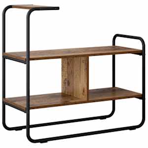 vidaXL Konsoollaud Vana puit 80 x 35 x 75 cm Tehispuit