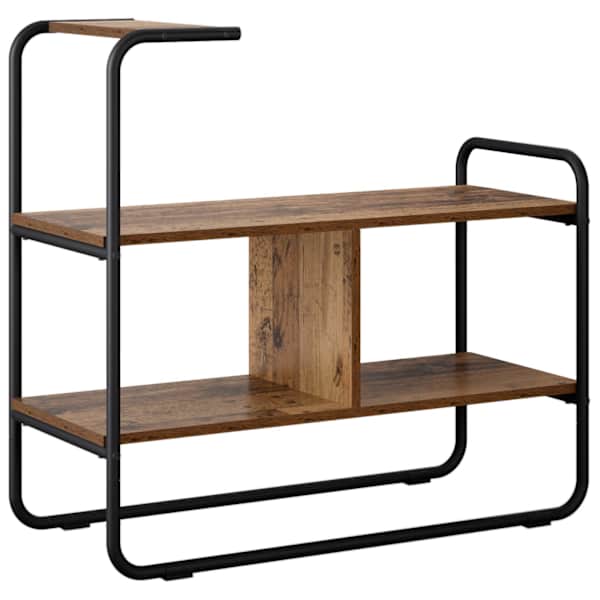 vidaXL Konsoollaud Vana puit 80 x 35 x 75 cm Tehispuit
