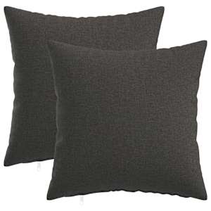 vidaXL Diivanipadi 2 tk HEERLEN Tumehall 30 x 30 cm kangas