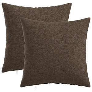 vidaXL Diivanipadi 2 tk HEERLEN Pruunikashall 30 x 30 cm kangas