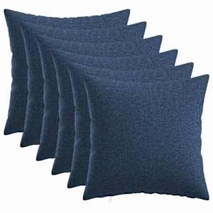 vidaXL Diivanipadi 6 tk HEERLEN Sinine 30 x 30 cm kangas