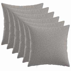 vidaXL Diivanipadi 6 tk HEERLEN Pilvine hall 30 x 30 cm kangas