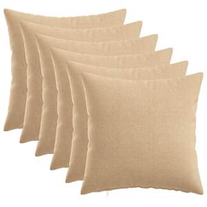 vidaXL Diivanipadi 6 tk HEERLEN Kreemjas 30 x 30 cm kangas