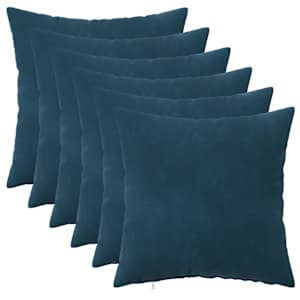 vidaXL Diivanipadi 6 tk HEERLEN Sinine 30 x 30 cm Samet