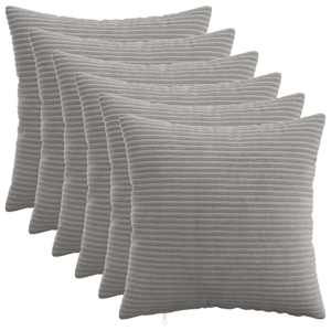 vidaXL Diivanipadi 6 pcs HEERLEN Helehall 30 x 30 cm manchester