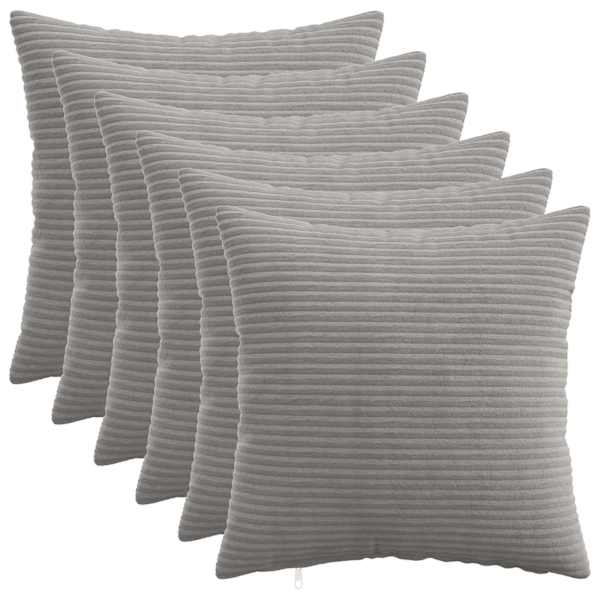 vidaXL Diivanipadi 6 pcs HEERLEN Helehall 30 x 30 cm manchester
