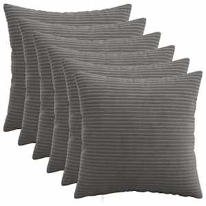 vidaXL Diivanipadi 6 pcs HEERLEN Tumehall 30 x 30 cm manchester