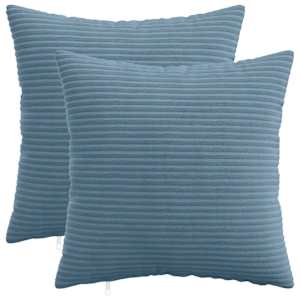 vidaXL Diivanipadi 2 pcs HEERLEN Sinine 30 x 30 cm manchester