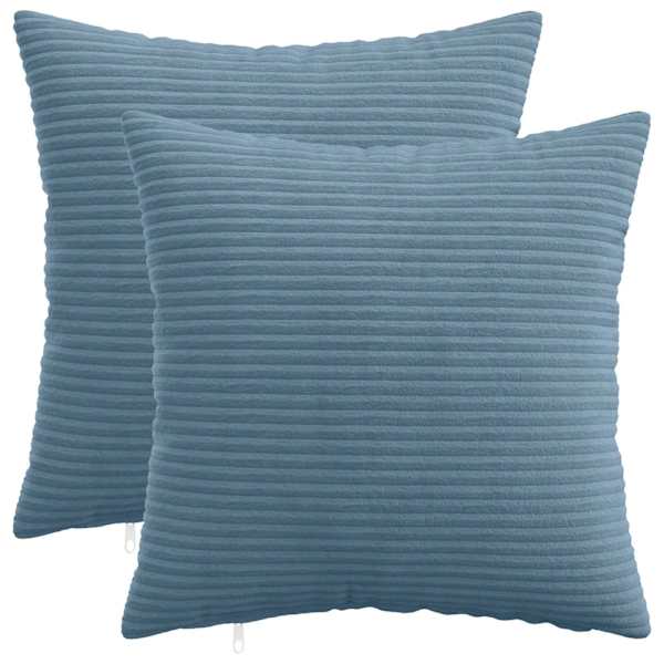 vidaXL Diivanipadi 2 pcs HEERLEN Sinine 30 x 30 cm manchester