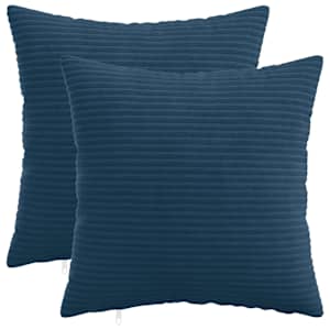 vidaXL Diivanipadi 2 pcs HEERLEN Tumesinine 30 x 30 cm manchester