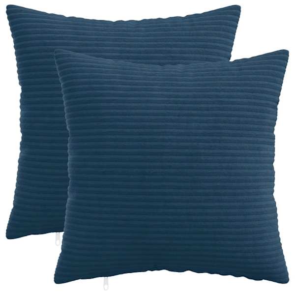 vidaXL Diivanipadi 2 pcs HEERLEN Tumesinine 30 x 30 cm manchester