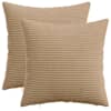 vidaXL Diivanipadi 2 pcs HEERLEN Pruun 30 x 30 cm manchester