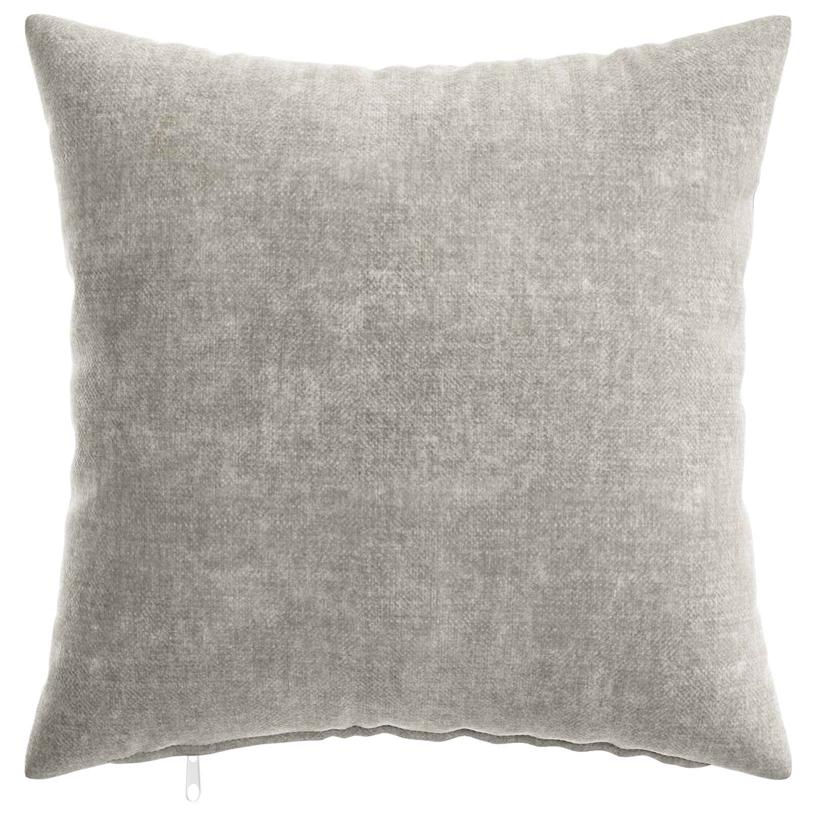 Kussensloop 6 st HEERLEN Lichtgrijs 30 x 30 cm Chenille Stof image 2