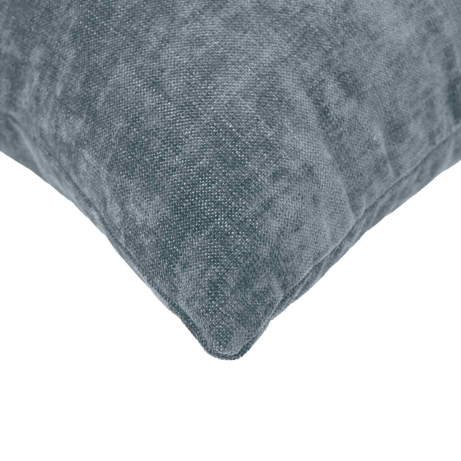 Kissenbezug 6 Stk. HEERLEN Himmelblau 30 x 30 cm Chenille-Stoff – Ansicht 4