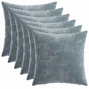 vidaXL Diivanipadi 6 tk HEERLEN Helesinine 30 x 30 cm &Scaron;en&uuml;&uuml;lfabric