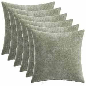 vidaXL Diivanipadi 6 tk HEERLEN Roheline 30 x 30 cm &Scaron;en&uuml;&uuml;lfabric