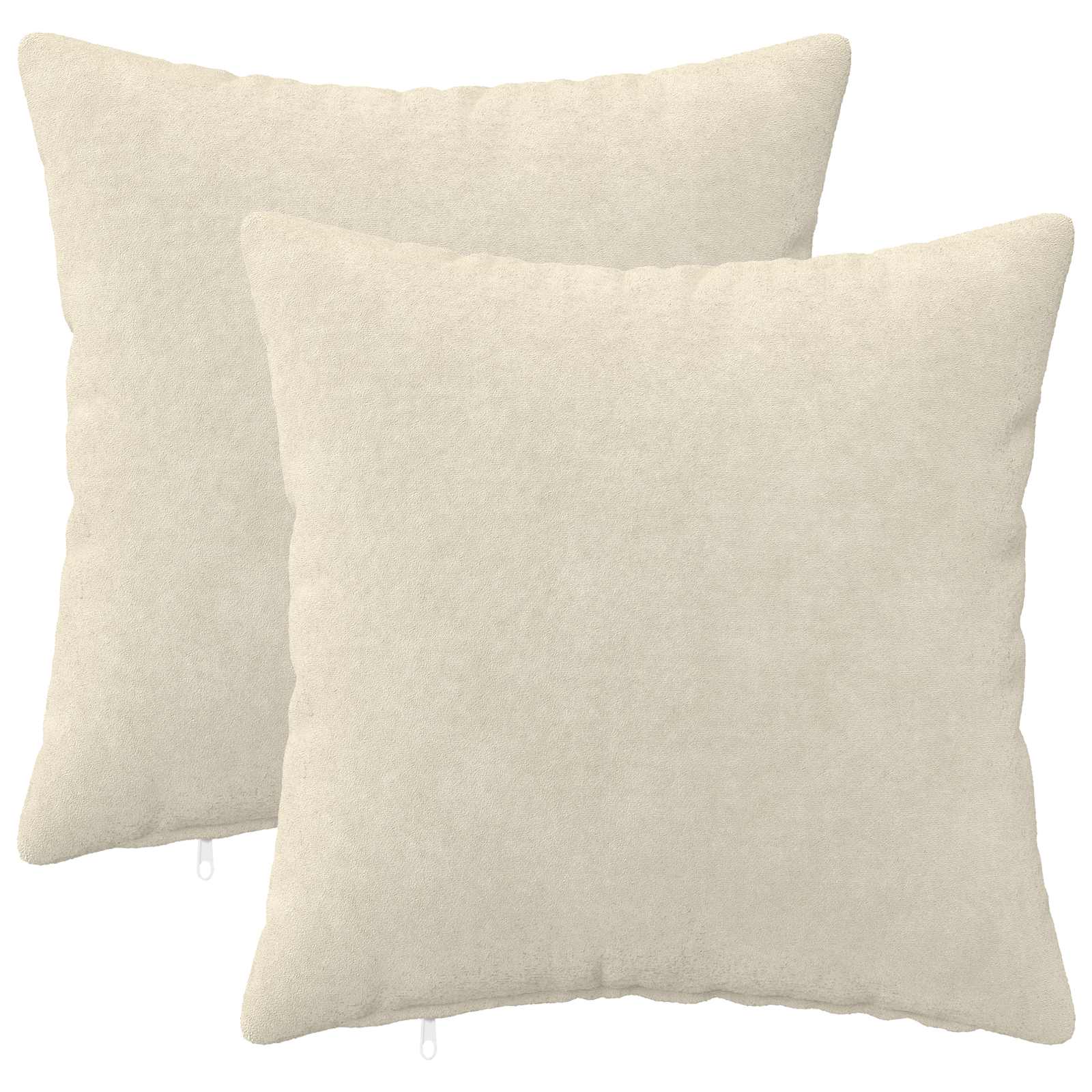 vidaXL Povlak na polštář 2 pcs HEERLEN Krémová 30 x 30 cm