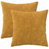 vidaXL Diivanipadi 2 pcs HEERLEN Kollane 30 x 30 cm Mikrofliis