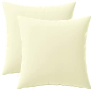 vidaXL Diivanipadi 2 pcs HEERLEN Kreemjas 30 x 30 cm Pol&uuml;ester