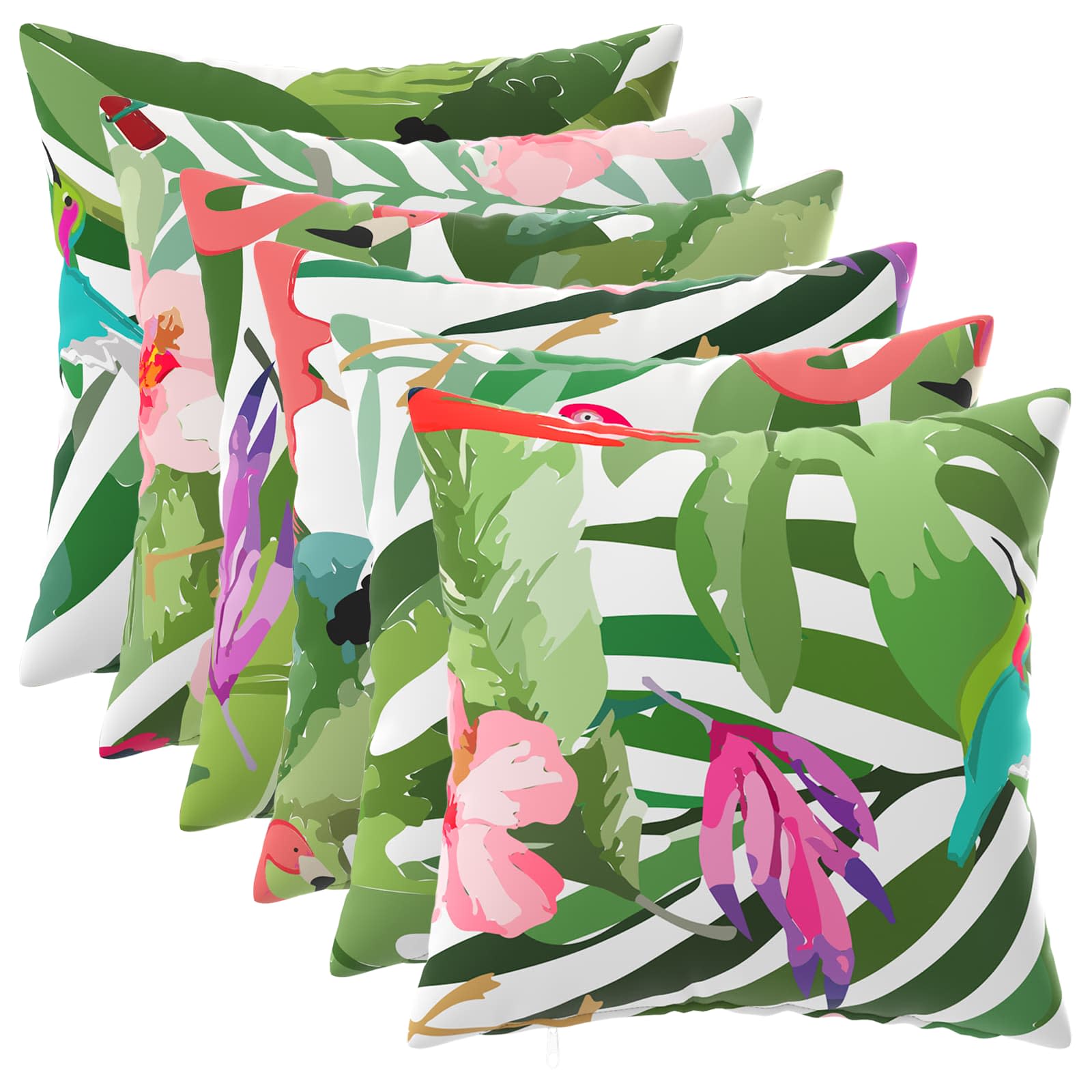 Kussensloop 6 pcs HEERLEN Meerkleurig 30 x 30 cm Polyester image 1