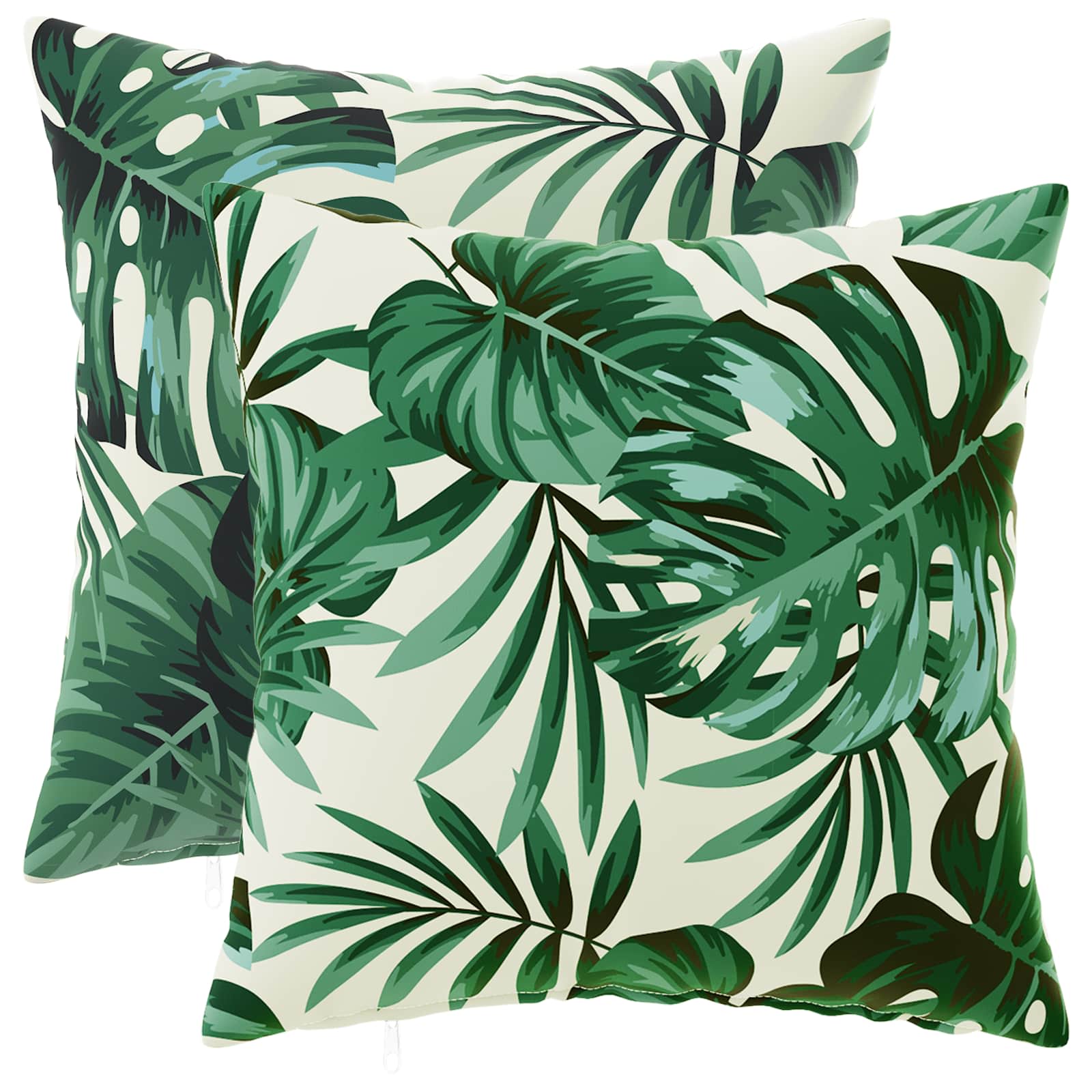 Kussensloop 2 pcs HEERLEN Bladpatroon 30 x 30 cm Polyester image 1